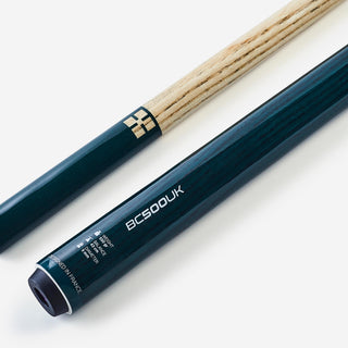 Kø BC 500 UK engelsk billard/snooker todelt samling og 1/2-forlænger, 9 mm