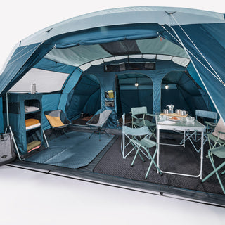 Campingtelt til 6 personer med 3 kabiner, Arpenaz 6.3