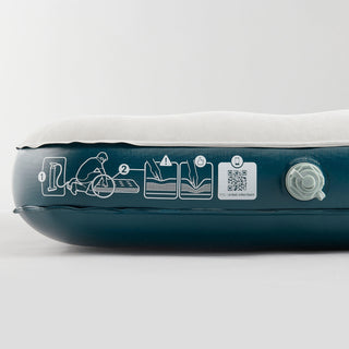 Oppustelig madras til camping, 1 person, 190 × 70 cm, Air Basic