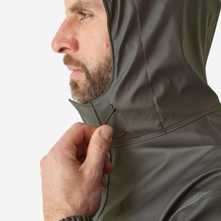 Regnponcho/-slag FP 500 vandtæt fiskeri Kaki