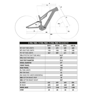 Elektrisk mountainbike med fuld affjedring 29" E-FEEL 700 S
