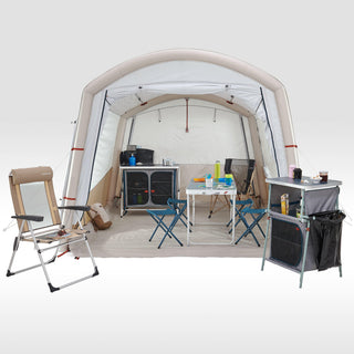 Opholdstelt med oppustelig struktur AIR SECONDS Base Connect Fresh 6 personer