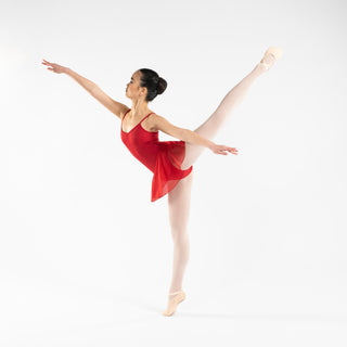 Ballet-body 150 med nederdel Pige
