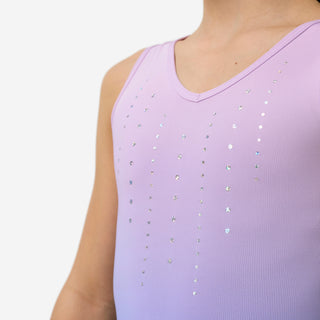 Skinnende gymnastik-body Pige