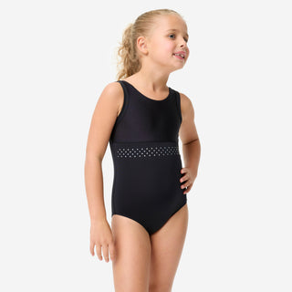 Gymnastikbody med rund hals Piger