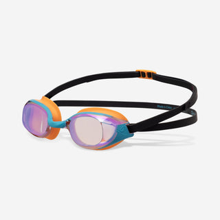 Svømmebriller Bfit One Size anti-dug med spejlglas Fire