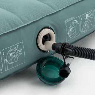 Oppustelig campingmadras til 2 personer, 200 × 140 cm, Air Seconds Comfort