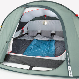 Pop op-campingtelt til 3 personer, 2 Seconds blå