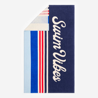 Strandhåndklæde str. L 145 × 85 cm Print Swim