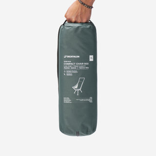 Lav campingstol, ultrakompakt, med høj ryglæn, 900 XL