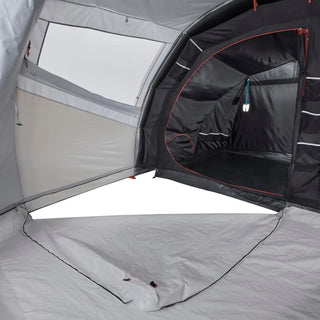Campingtelt med oppustelig struktur 5 pers. 2 kabiner Air Seconds 5.2 Fresh & Black