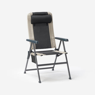 Foldbar campingstol af liggestolstype, indstillelig i 5 positioner, ultrakomfortabel