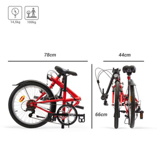 Sammenklappelig cykel Fold120