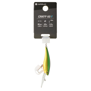 Fleksibel agn CRANKBAIT til lystfiskeri CRKFP 60 F Hot Tiger