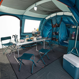 Campingtelt til 8 personer med 4 kabiner, Arpenaz 8.4