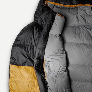 Sovepose til trekking 5°C i dun, let og kompakt, MT900