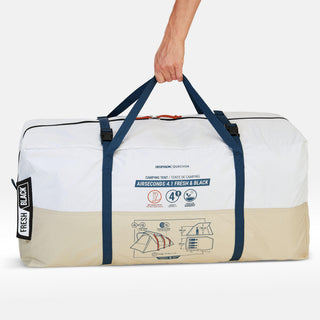 Oppusteligt campingtelt Air Seconds 4.1 Fresh & Black til 4 personer