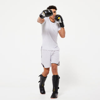Skinne- og fodbeskyttere til muay thai, kickboksning og MMA voksne