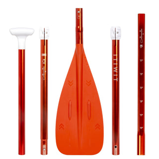 Stand up paddle-pagaj kompakt 100 i 5 dele 160-220 cm