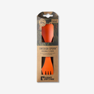 Trekkingbestik 3-i-1, gaffel, kniv, ske, Spork original