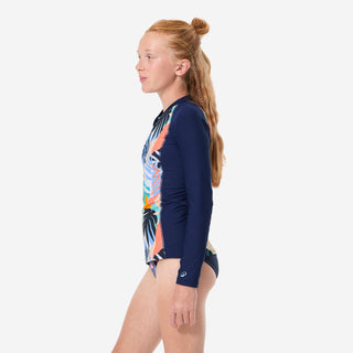 Anti-UV bluse med lynlås, UPF50+, UV>95% Palmy Piger