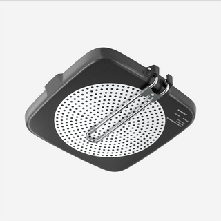 Grillpande til camping 900 med sammenklappeligt håndtag 25 × 25 cm