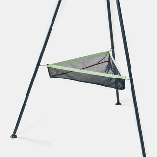 Kompakt hængekøjestativ til camping sort