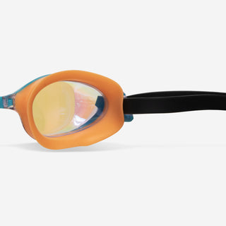 Svømmebriller Bfit One Size anti-dug med spejlglas Fire