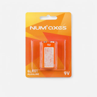 Alkalisk batteri Num'axes 6LR61 9V