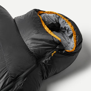 Sovepose til trekking 5°C i dun, let og kompakt, MT900