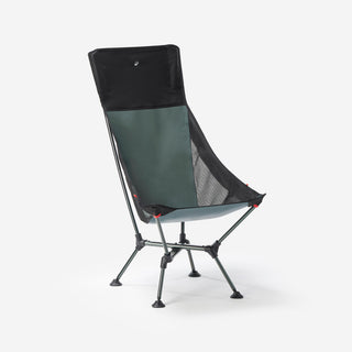 Lav campingstol, ultrakompakt, med høj ryglæn, 900 XL