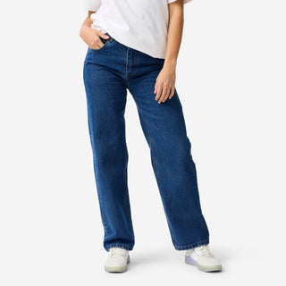 Skateboard-jeans DN900 i kraftig bomuld, lige, løs pasform "Relaxed"