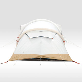 Oppusteligt campingtelt Air Seconds 4.2 til 4 personer, 2 kabiner, Fresh & Black