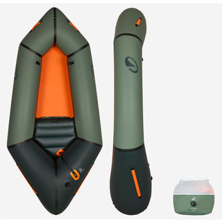 Oppustelig kajak Packraft 100 til flod TPU PR100 1 person