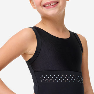 Gymnastikbody med rund hals Piger