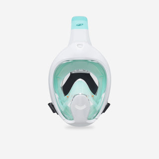 Easybreath snorkelmaske XS/børn (6-10 år) med etui, røgfarvet glas