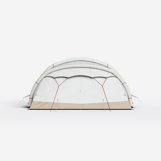 Oppusteligt campingtelt til 6 personer med 3 kabiner, Fresh & Black, Air Seconds 6.3