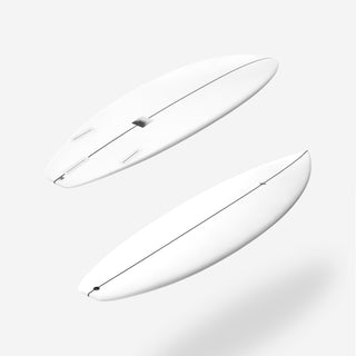 Surfbræt shortboard allround 900 leveres uden finner