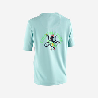 UV-beskyttende t-shirt 100 UPF50+, UV>95% børn