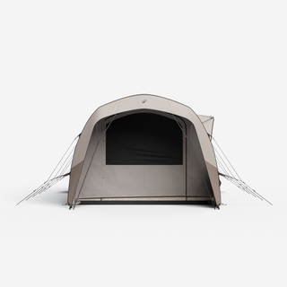 Oppusteligt campingtelt til 4 personer med 2 kabiner Air Seconds 4.2 XXL polybomuld