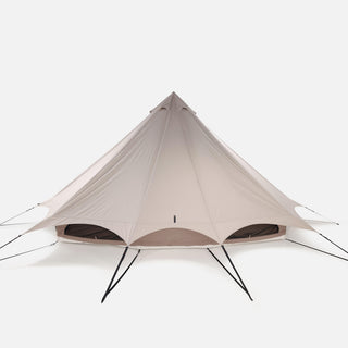 Campingtelt til 5 personer med 2 kabiner, Tepee 5.2 Polybomuld