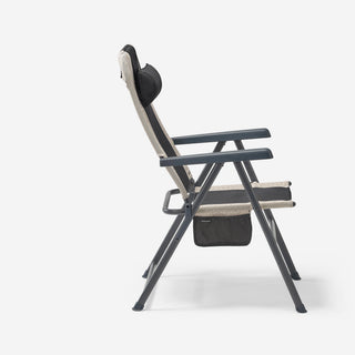 Foldbar campingstol af liggestolstype, indstillelig i 5 positioner, ultrakomfortabel