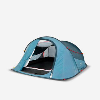 Pop op-campingtelt til 3 personer, 2 Seconds blå