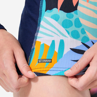 Anti-UV bluse med lynlås, UPF50+, UV>95% Palmy Piger