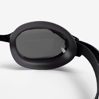 Svømmebriller Bfit One Size anti-dug med spejlglas Fire