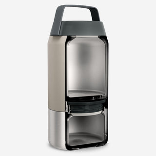 Termomadkasse 900 i rustfrit stål til camping og vandring/trekking 1,2L