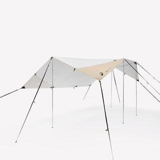 Multifunktionelt læskur Camping Fresh XL med 4 stænger
