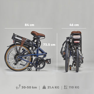 Sammenklappelig elcykel E FOLD 500