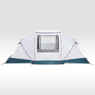 Campingtelt til 4 personer med 2 kabiner, Fresh & Black, Arpenaz 4.2