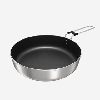 Grydesæt til camping 900 i rustfrit stål + slip-let, 4 personer, 33 dele XL